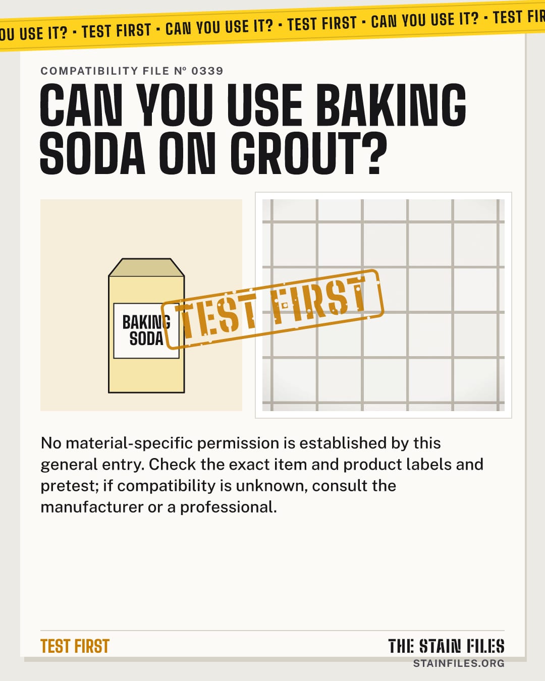 Can you use baking soda on grout? Verdict: Test first
