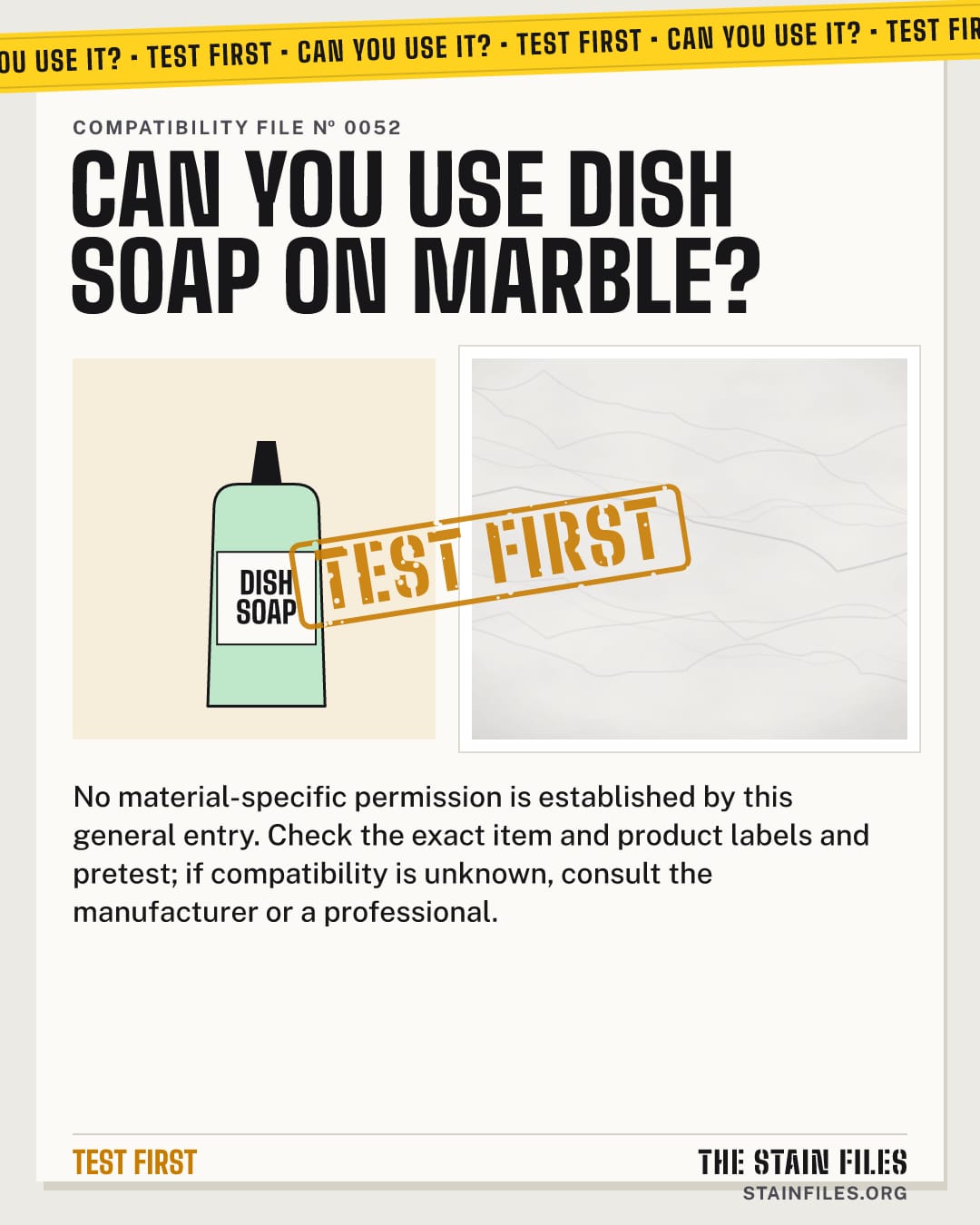 Can you use dish soap on marble? Verdict: Test first